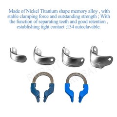 Dental Matrix Bands Ring Sectional Matrice Clamp Wedges Fit Palodent V3 System