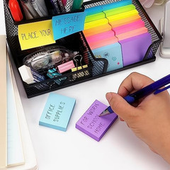 Sticky Notes 1.5X2 Inch Bright Colors Self-Stick Pads 8 Pads/Pack 100 Sheets/Pad