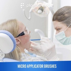400 Superfine Micro Applicator Brushes – Disposable Dental Superfine, White