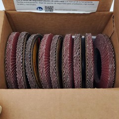 3M Cubitron 969F T29 Flap Wheels 40 Grit 4-1/2″ Diam 7/8″ Arbor 64394 Box of 10