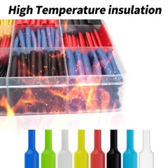 560Pcs Heat Shrink Tubing Insulation Shrinkable Tube 2:1 Wire Cable Sleeve Kit