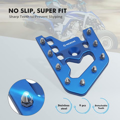 Blue Foot Brake Pedal Lever Peg Pad Extender Compatible with Yamaha Raptor 700 2