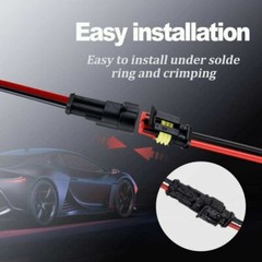 5/10 Sets Car Waterproof Electrical Wire Automotive Connectors 2/3/4/5/6Pin Plug