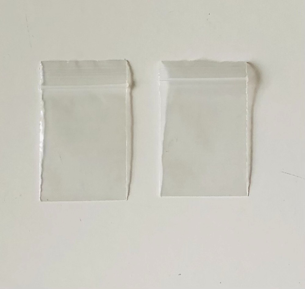 1000 Bags Ziplock BAGS 1.5”X 2”- CLEAR Mini Plastic Bags A