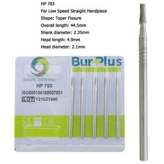 Wave Dental Carbide Burs Straight Surgical Burs Low Speed HP 557 702 703L 44.5mm