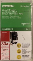 SQUARE D HOMELINE HOM230GFIC HOM230GFI 2-POLE 30A GFCI BREAKER NEW IN PACKAGE
