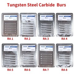 5-100 8 Types Dental Round Carbide Bur for Slow Speed Latch Type RA 1# – 8# Burs