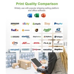 500 4″ x 6″ Fanfold Direct Thermal Shipping Labels for Zebra & Rollo Printers US
