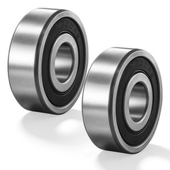 2Pcs 6200 RS Ball Bearings 10x30x9mm Deep Groove Sealed Ball Bearing Stable P…