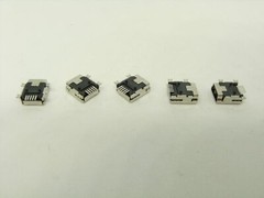 5 Pcs Pack Lot Mini USB Type B 5Pin Female Socket Right Angle SMD Jack Connector
