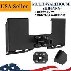 3/8″ Thick Skid Steer Mount Plate W/2″ Detachable Trailer Hitch Receiver Attach