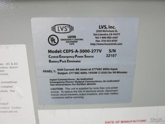 NEW LVS CEPS-A-3000-277V Emergency Lighting Inverter Central Power Source 3000W