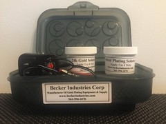 14kt Gold Plating Machine, kit, Gold and Rose Gold, 2 in 1 unit