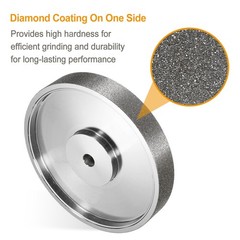 6 Inch Diamond Lapidary Wheel 80 Grit For Stone Marble Gem Glass Ceramics