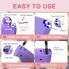 Stitch Gun for Clothes -Handheld Quick Clothing Fixer – purple