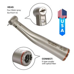 NSK Style Dental Slow Low Speed Handpiece E-type Air Motor Micromotor 4 Holes M4