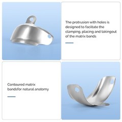 Dental Matrix Bands Ring Sectional Matrice Clamp Wedges Fit Palodent V3 System