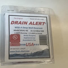 Universal Screw-On Condensate Float Switch by Drain-Alert, 24 Volt A/C 1.5A GP