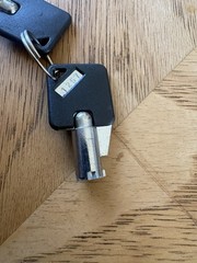 Tubular Key Set 2 Keys For Different Uses Brand Unknown. Number 1257