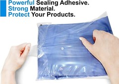 300 10×15 Suffocation Warning Clear Poly Self Seal Bags 1.5 mil Mailers