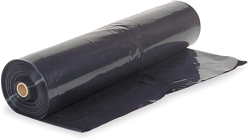 Poly Cover – 10 Mil Black Plastic Sheeting