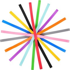 Rubber Bands Silicone 10 Pcs 12Inch Elastic Bands for Notebook Books Cooking Wra