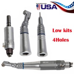 NSK Style Dental Slow Low Speed Handpiece Straight Contra Angle Air Motor Kit st