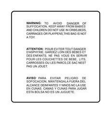 200 10×13 Suffocation Warning Clear Poly Self Seal Bags 1.5 mil -ST ShipMailers