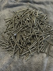 Lot Of 5 Pounds 3 Inch Flat Head Slotted Stainless Steel Deck Screws + 1 Inch
