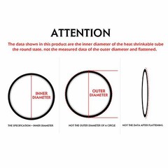 4:1 Heat Shrink Tubing Waterproof Dual Wall Adhesive Shrinkable Tubes Wires Wrap