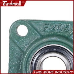 4 PCS UCF205-16 Solid Base Pillow Block Flange Bearing 1″ Bore 4 Bolt