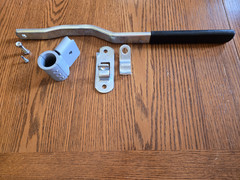 FAST Mount long handle NO WELD kit for easy open shipping container doors