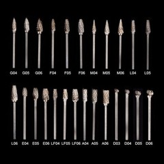 Dental Polishing Bur Drills Tungsten Steel Carbide Burs HP 2.35MM Low Speed