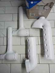 2pk TrueBro Lav Guard2 102 E-Z Fast Fit Undersink Piping Covers Open Box