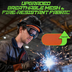 Hard Hat Sweatband and Top Pad – 1 Set Washable Hard Hat Sweat Bands with Helmet