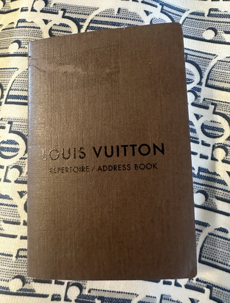 Louis Vuitton Repertoire Address Book with Alphabetical Tabs