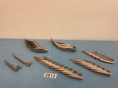 MIXED LOT 35X Laryngoscope Blades Greenline, Emerald Rusch MIL, MAC, WIS 0 1 3 4