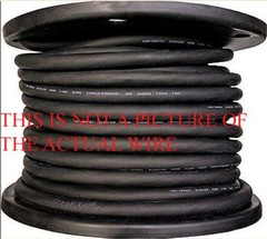 15 FT 16/4 SOOW SO SOO SOW BLACK RUBBER CORD EXTENSION WIRE/CABLE