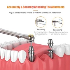 Dental Universal Implant Prosthetic Kit Torque Wrench Screw Drivers Remover USA