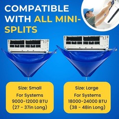 13Pcs Mini Split Cleaning Kit Bag with 2L High Pressure Sprayer, Air Conditioner