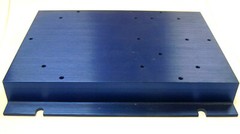 6 Large Flat Blue Aluminum Heat sink 8″ H x 1″ W x7″ L NEW 05S98-00012