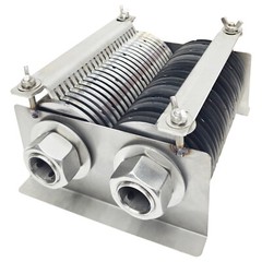 110V Stainless Commercial Meat Slicer with 5mm Blade Feed Port 9.1″×7.87″ 750W