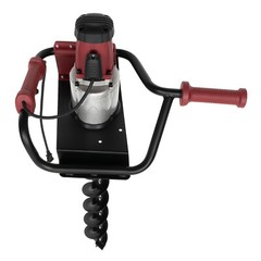 192rpm Powerful Electric Corded Digger Post Hole Auger 2 Drill Bit 1500W 1.6HP