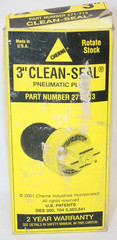 LOT of 6 Cherne 3″ Clean-Seal Pneumatic Plugs 271-713 271713 35 PSI Screw-On