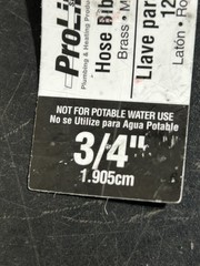 VIEGA PROPRESS TEES w/ PROLINE DRAIN VALVES QTY (2) 3/4″ male x 3/4″ HOSE *NEW*