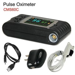 FDA CMS60C 24h Finger Pulse Oximeter SpO2 Blood Oxygen Sensor Heart Rate monitor