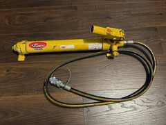 F&M Marco P-39 Hydraulic Hand Pump 10,000 PSI Single Stage W 6 Foot Hose 🔥