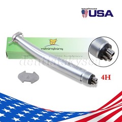 1/5/10Pcs Dental High Speed Handpiece Push Button Turbine 4 Hole Standard Head