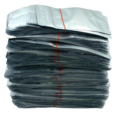 500 2oz Silver Foil Stand Up Pouches SUZP Easy Tear Mylar Bags Food Packaging