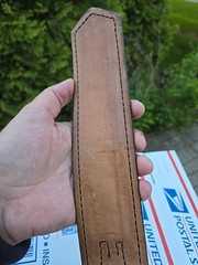 Safariland Leather Tactical Gun 36/90 Belt Black MDL 146V, P5, 2.25” X 43”, 34*
